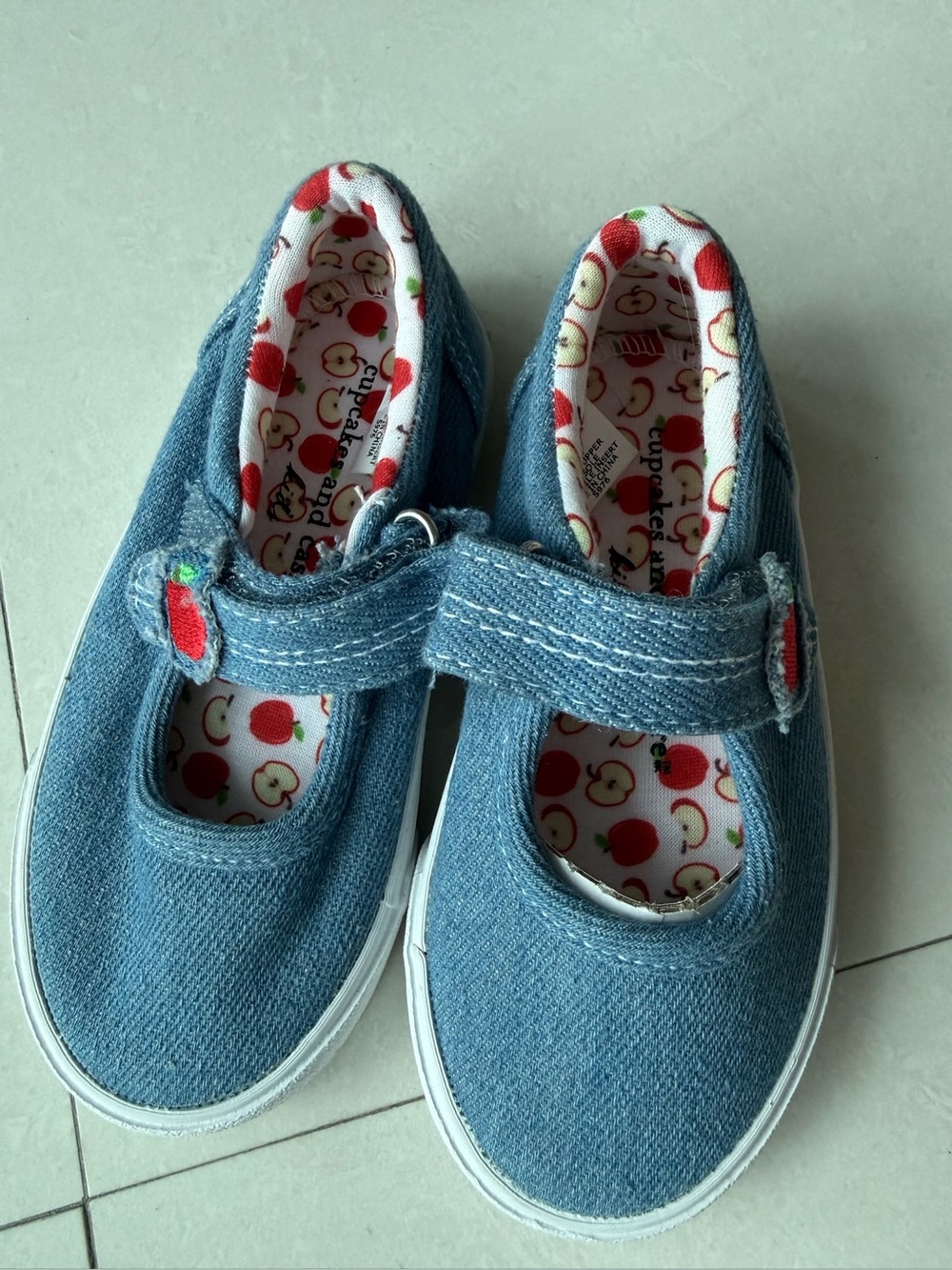 Adorable Cupcakes and Cashmere Denim Mary Jane Sneakers!